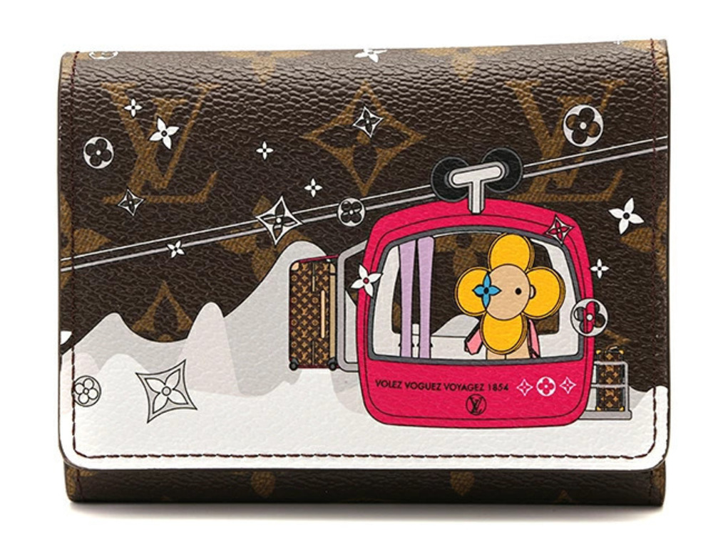 LOUIS VUITTON Tri fold Wallet Portefeuille Victorine Vivienne Monogram